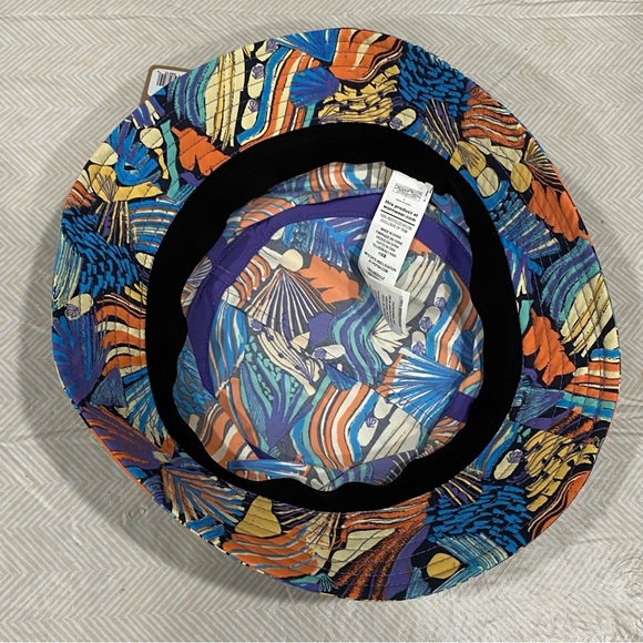 New Patagonia bucket hat floral tree colorful vacation vibe themed - Picture 4 of 6